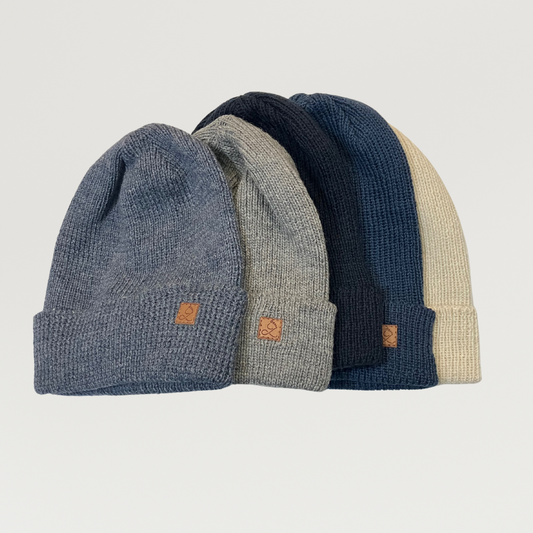 100% Marino Wool Fishermans Beanie Hat