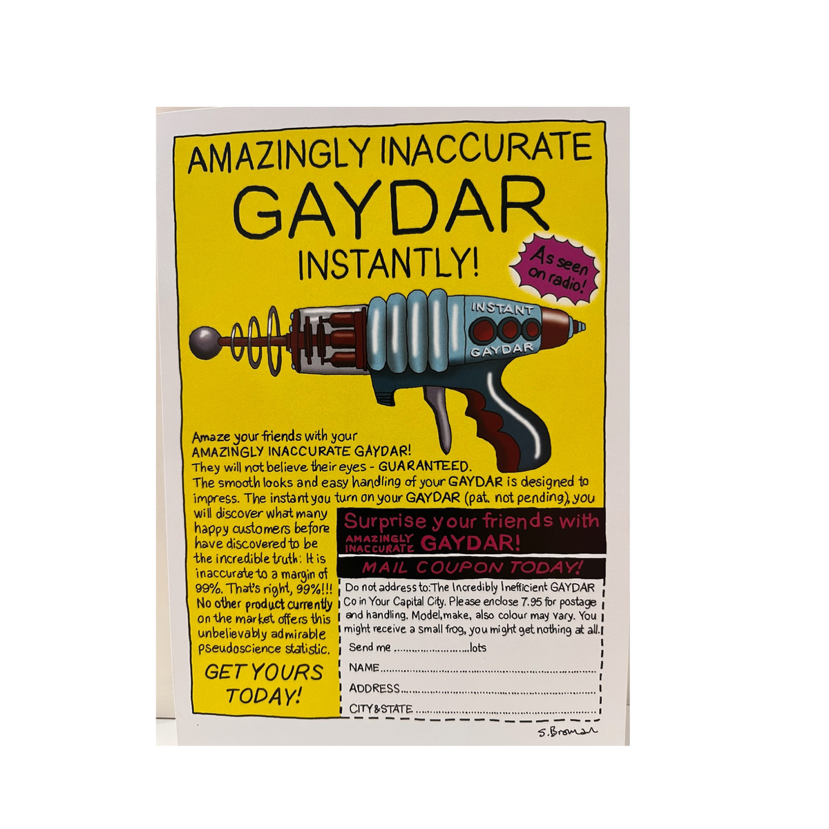 Gaydar Detector Card