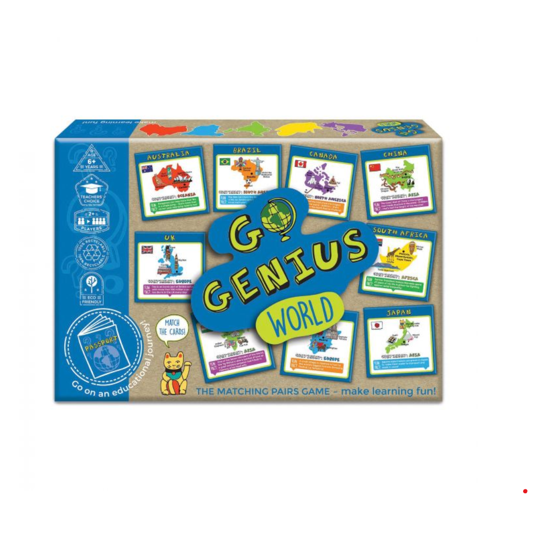 GO GENIUS WORLD - THE MATCHING PAIRS GAME GO GENIUS WORLD - THE MATCHING PAIRS GAME