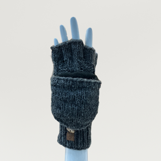 100% Wool Unisex Fingerless Hunter Gloves