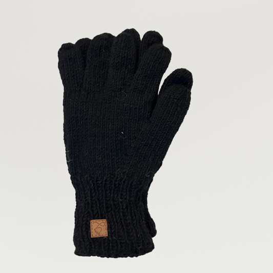 100% Wool Unisex Five Finger Gloves