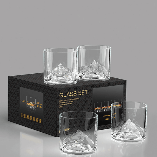 Everest Whisky Glasses Set of 4 - Gift Box