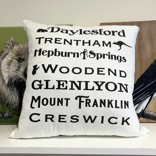 'Suburbs in Daylesford' Cushion