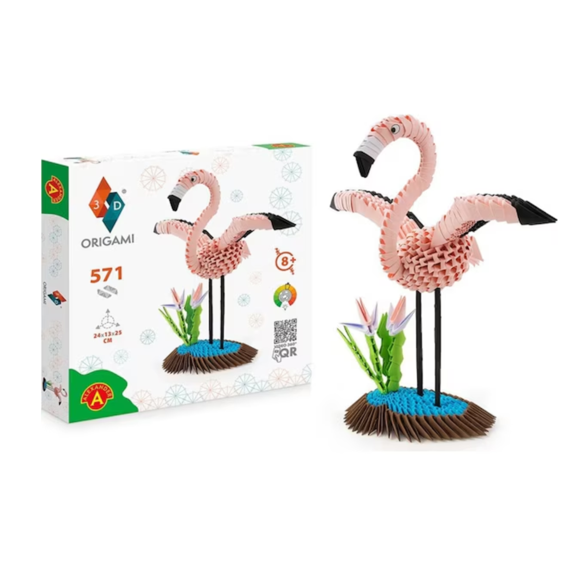 Origami 3D Origami (Flamingo)