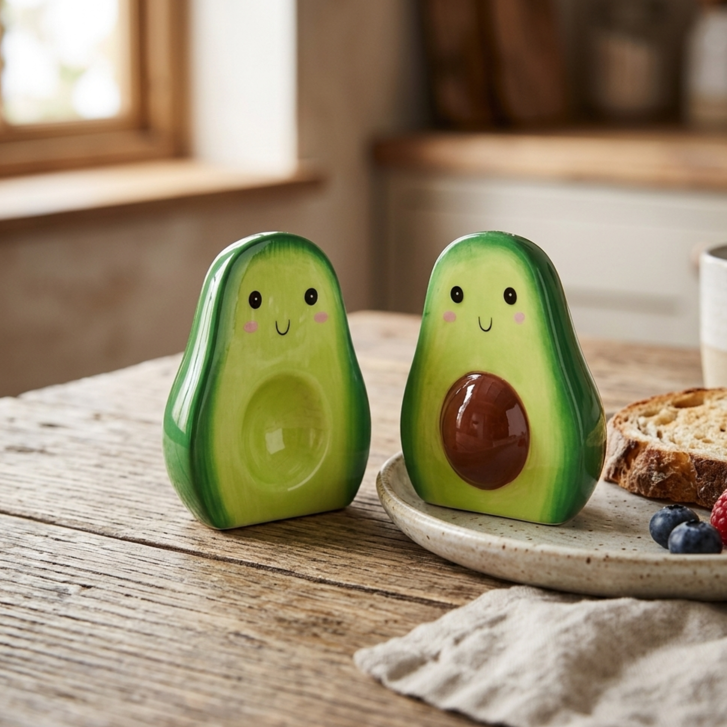 Salt & pepper shakers Avocado
