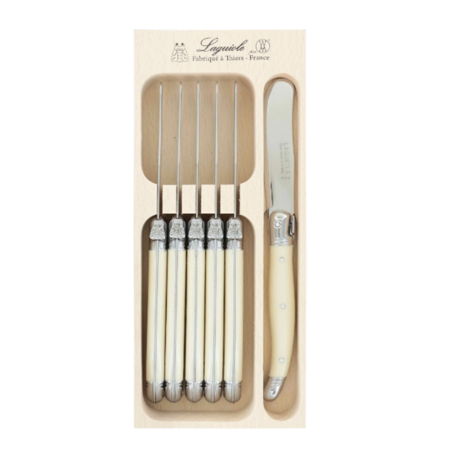 Andre Verdier Debutant Butter Knife Set, 6 pcs boxed