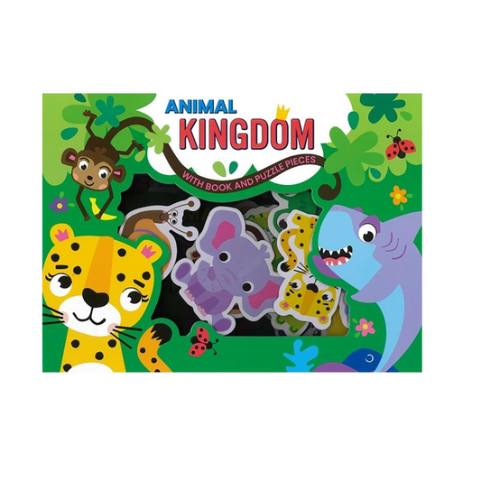 Animal Kingdom Book and Puzzle Set