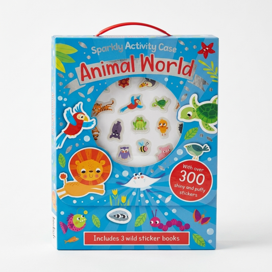 Sparkly Sticker Activity Case - Animals