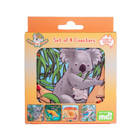 Coaster Set Australiana, 4pc