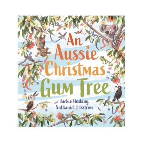An Aussie Christmas Gum Tree Hardcover Book