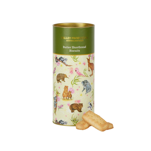 Australian Animals Pure Butter Shortbread in Tube 180g