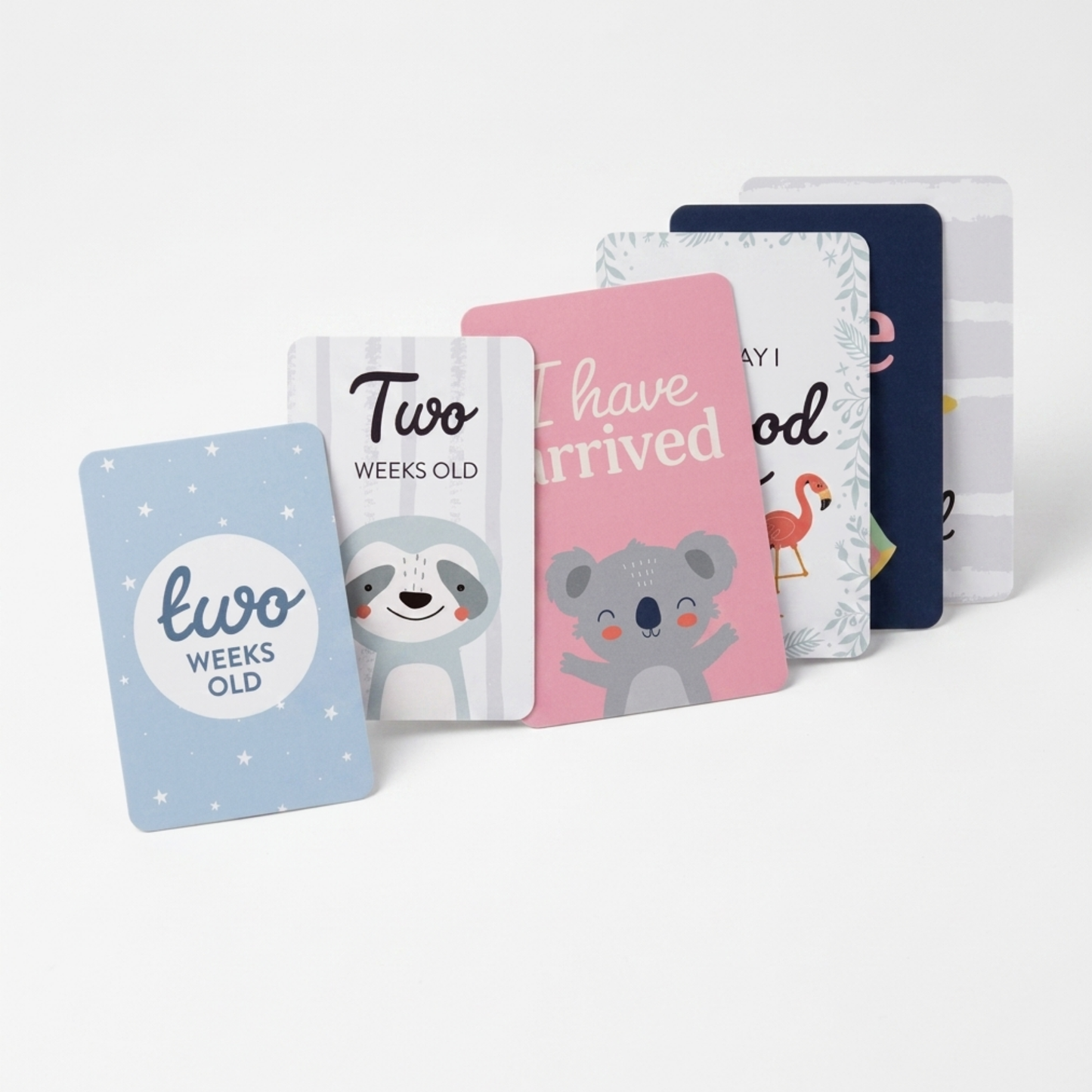New Baby Milestone Cards