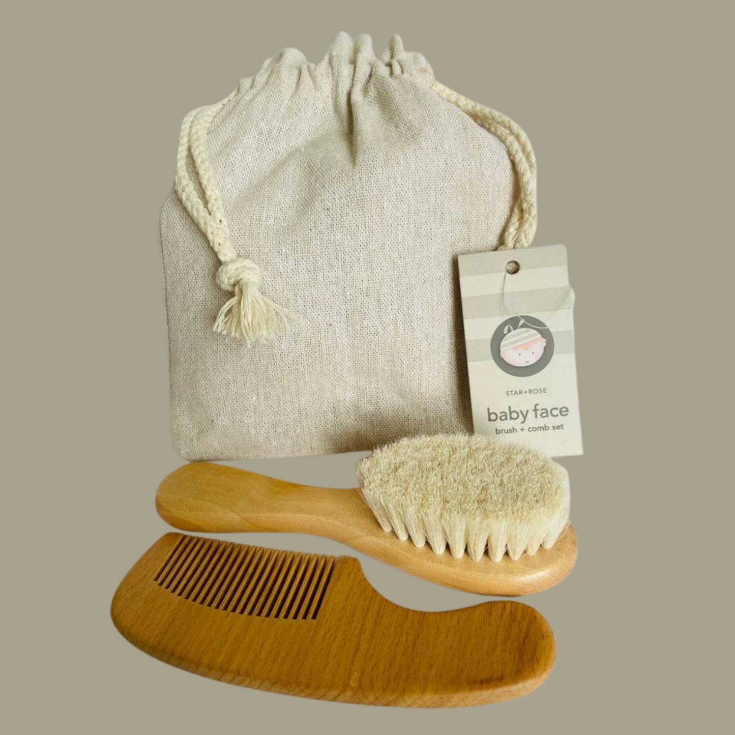 Baby Face Brush and Comb Set