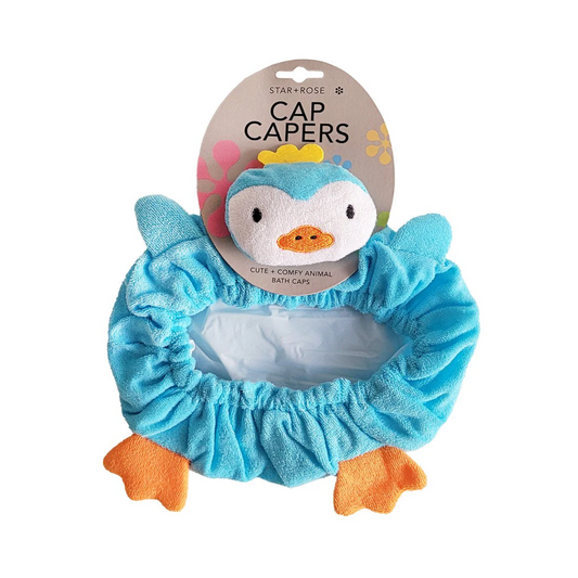 Kids Penguin Shower Cap