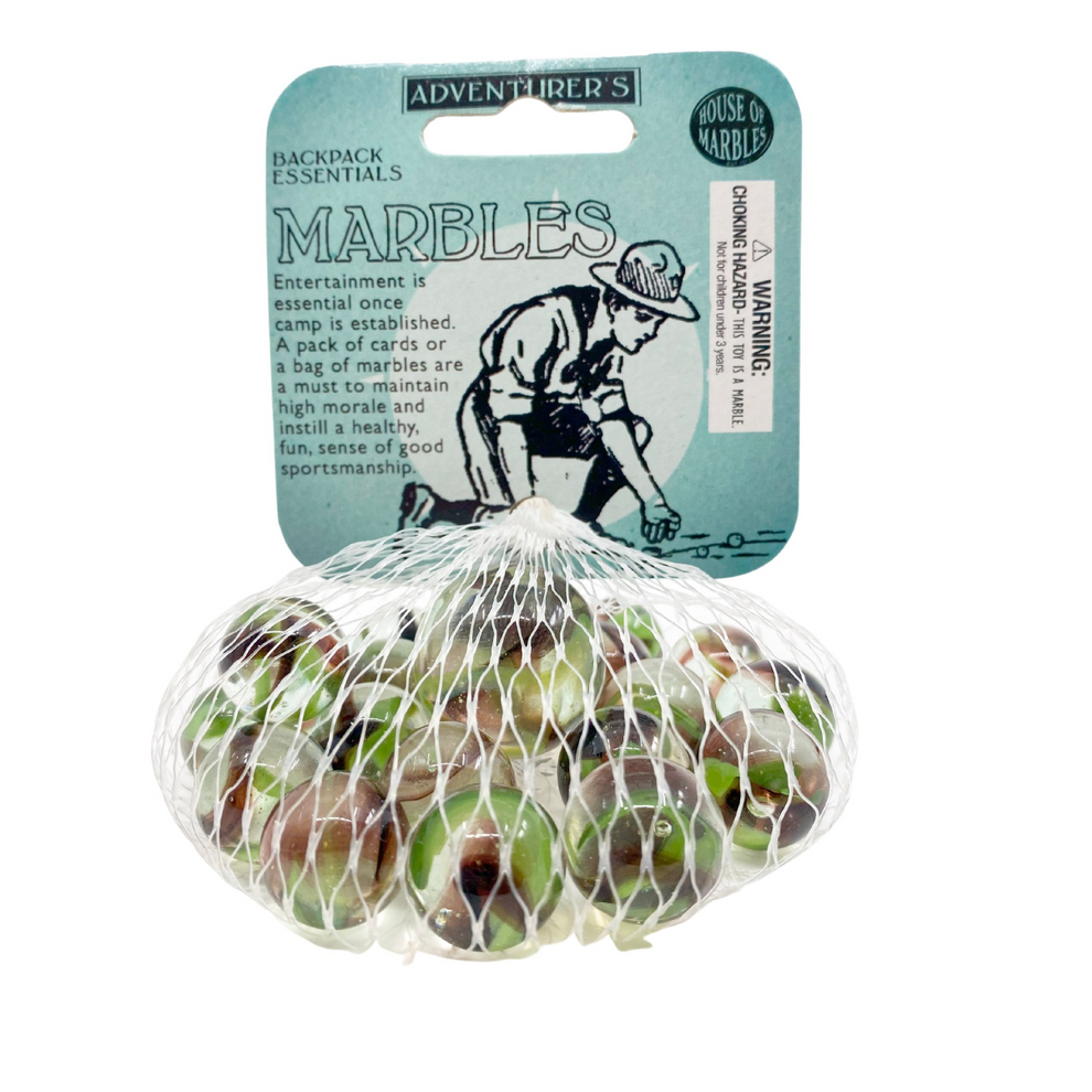 Bag of 20 Marbles + Shooter - Classic Fun