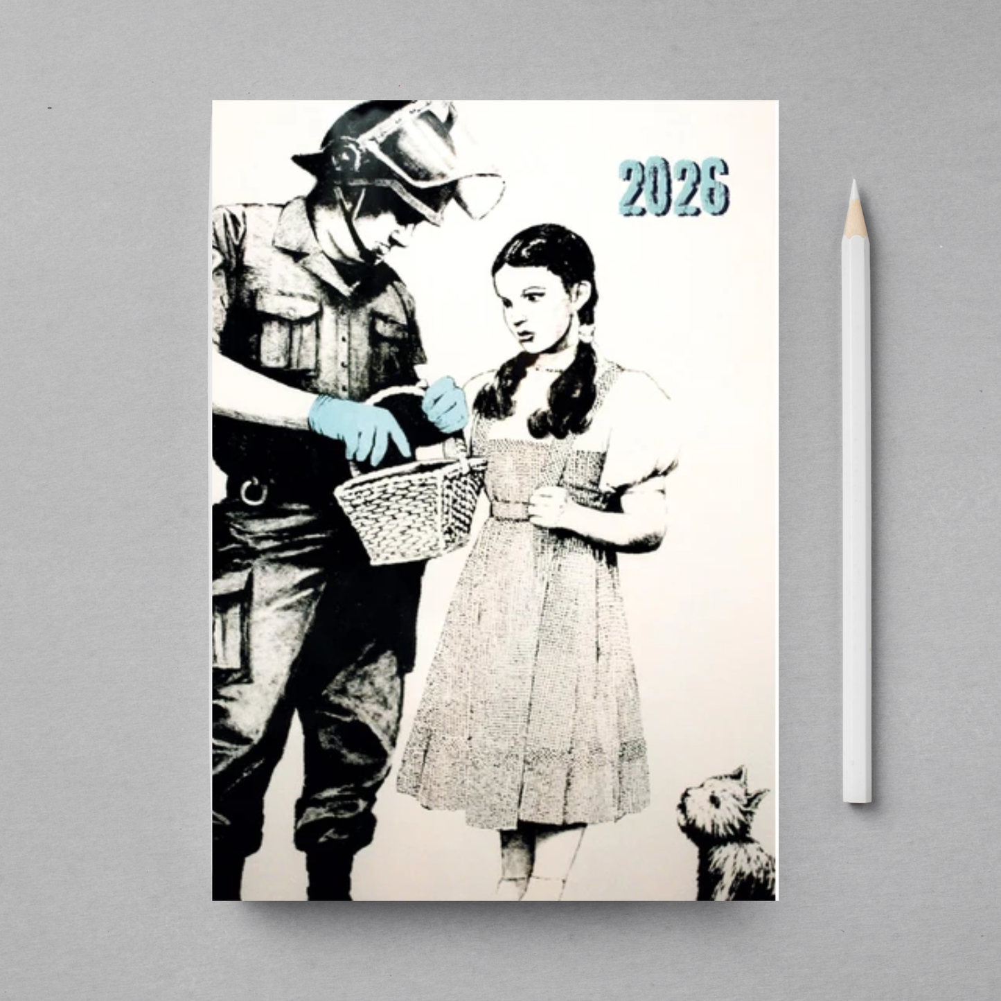 Banksy - 2026 A5 Padded Cover Diary Premium Planner Notebook