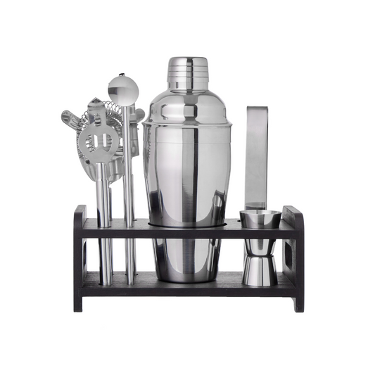 David and Waddell Bar Set with Stand 7pce