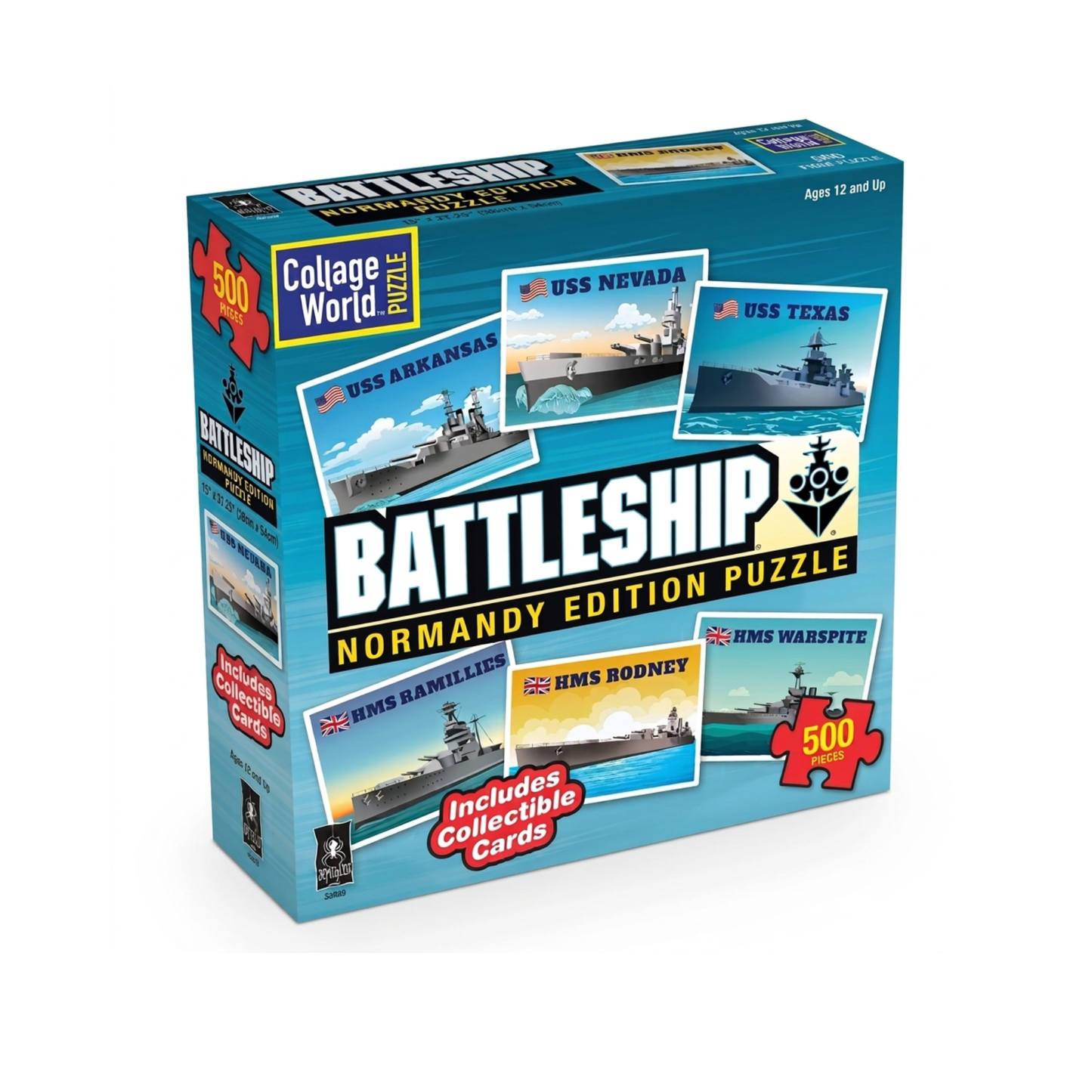 Battleship Nomandy Jigsaw 500pc Puzzle
