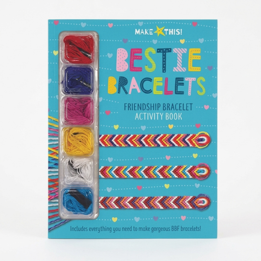 Bestie Bracelets Friendship Bracelet Activity Book