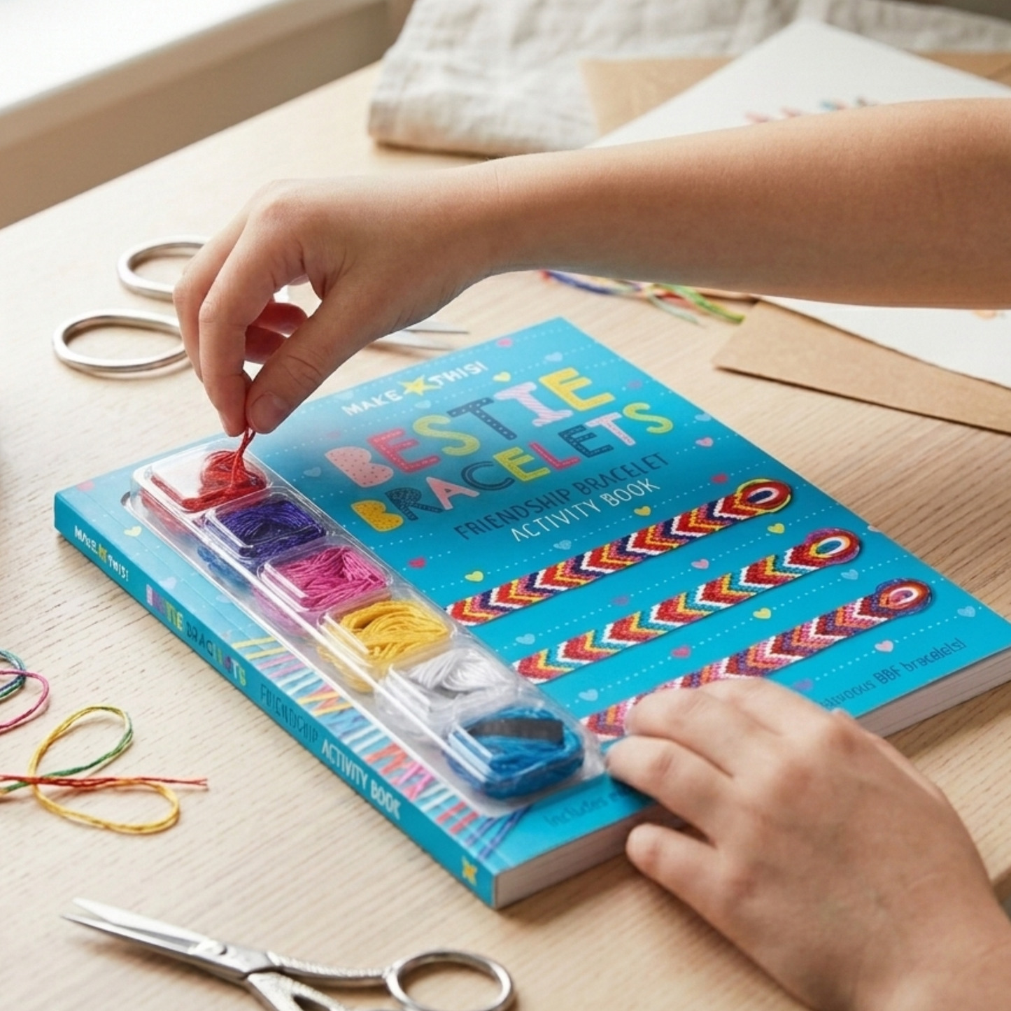 Bestie Bracelets Friendship Bracelet Activity Book
