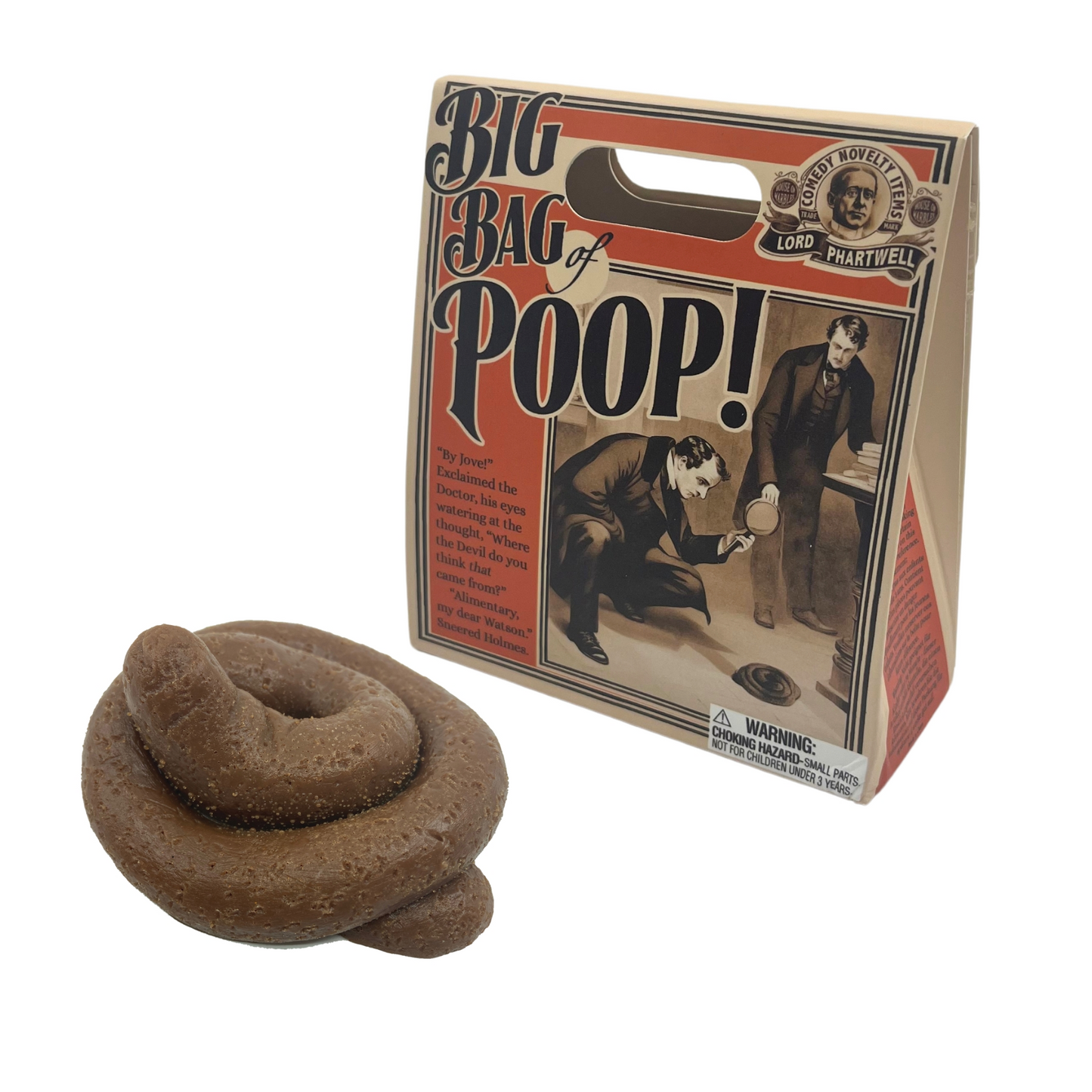 Lord Phartwell’s Big Bag of Poop Toy