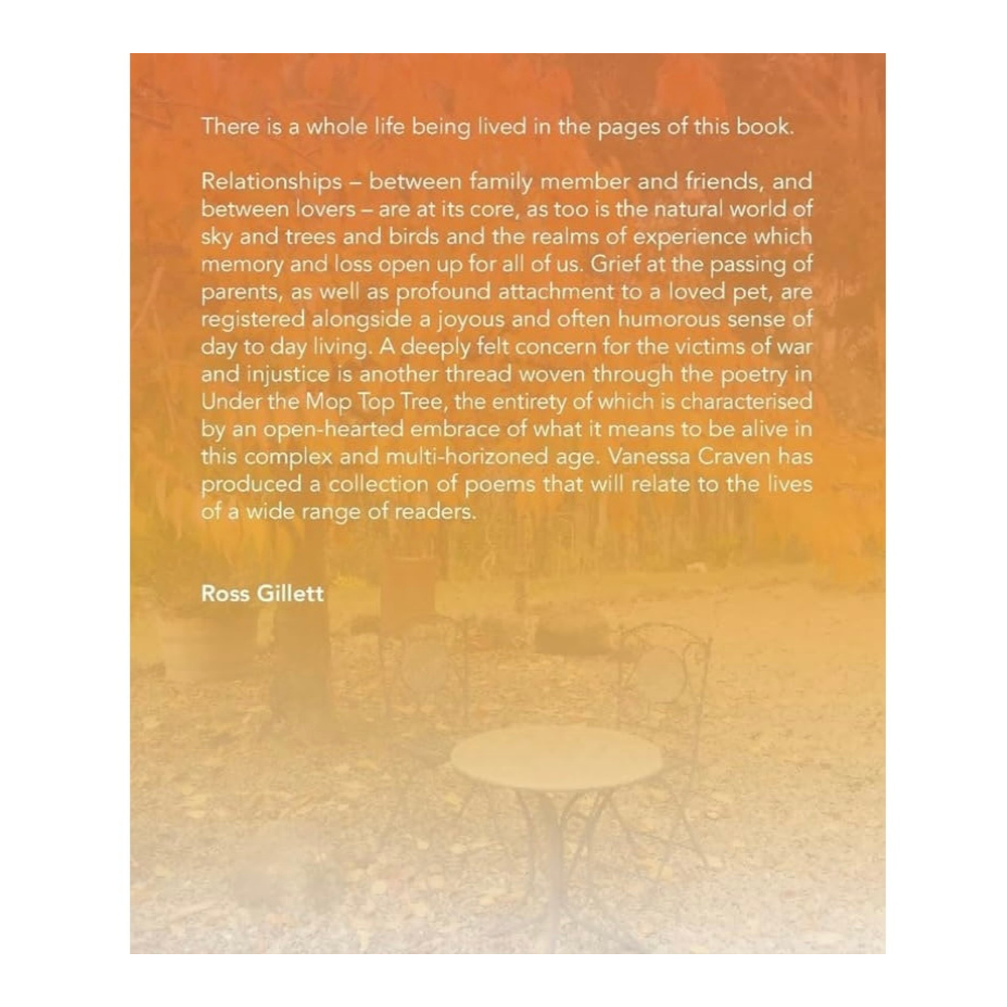 Under the Mop Tree Australian Poetry Book