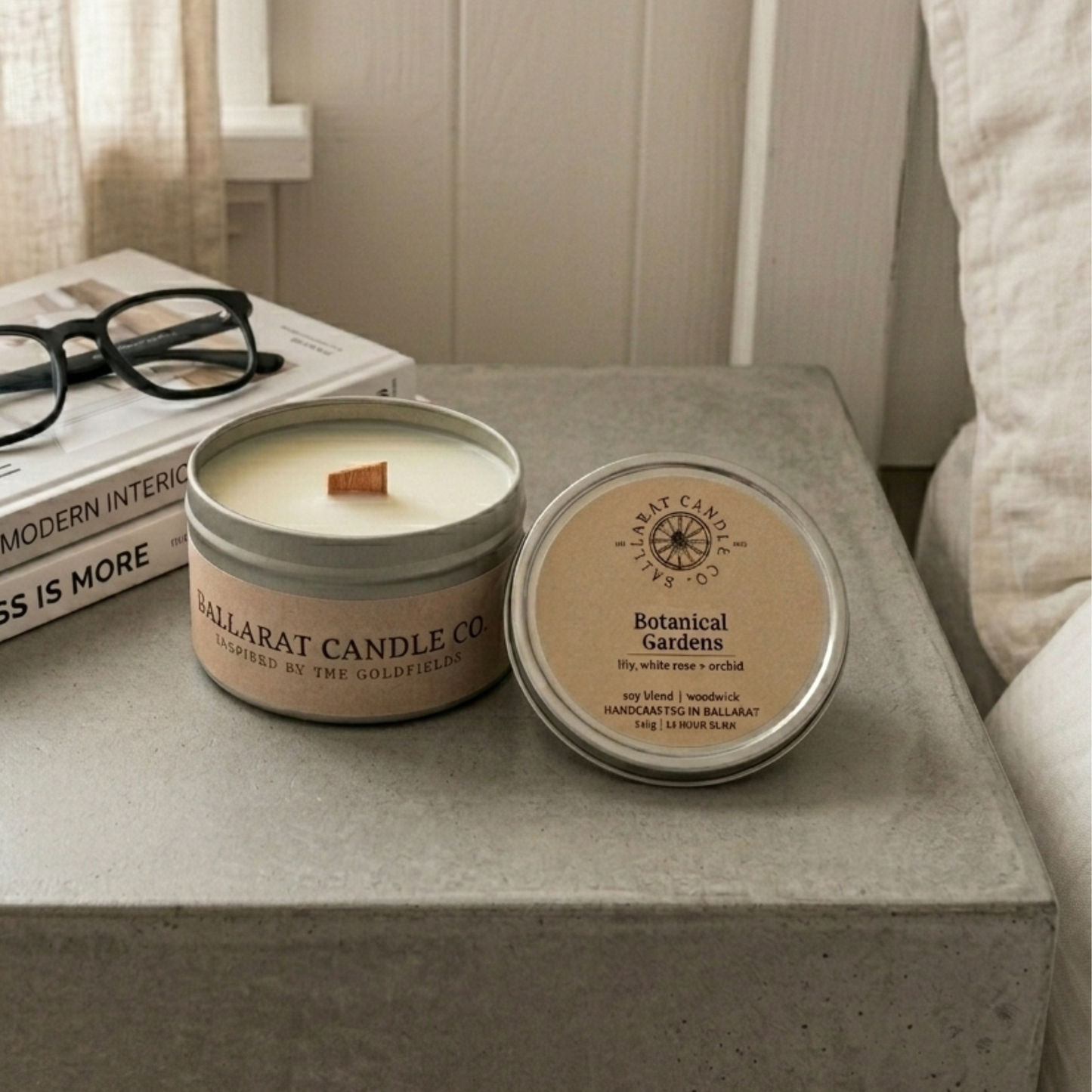 Botanical Gardens Candle Travel Tin, 120g