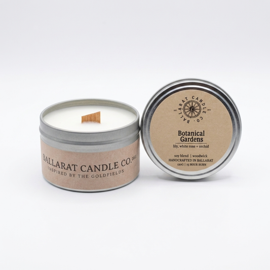 Botanical Gardens Candle Travel Tin, 120g