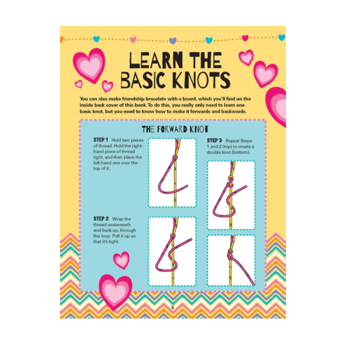Bestie Bracelets Friendship Bracelet Activity Book