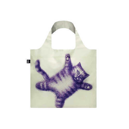 LOQI Flying Purr-ple Cat Bag