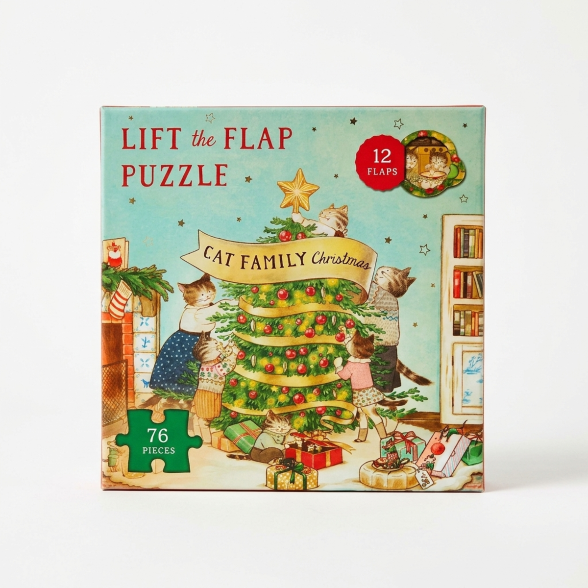 Cat Family Christmas Puzzle