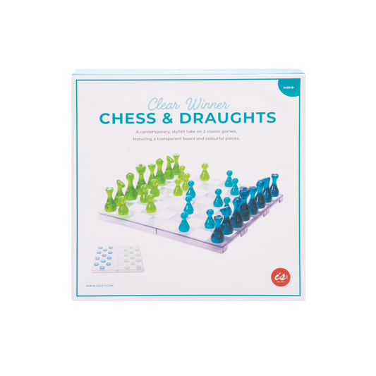 2-in-1 Set of Chess and Draughts