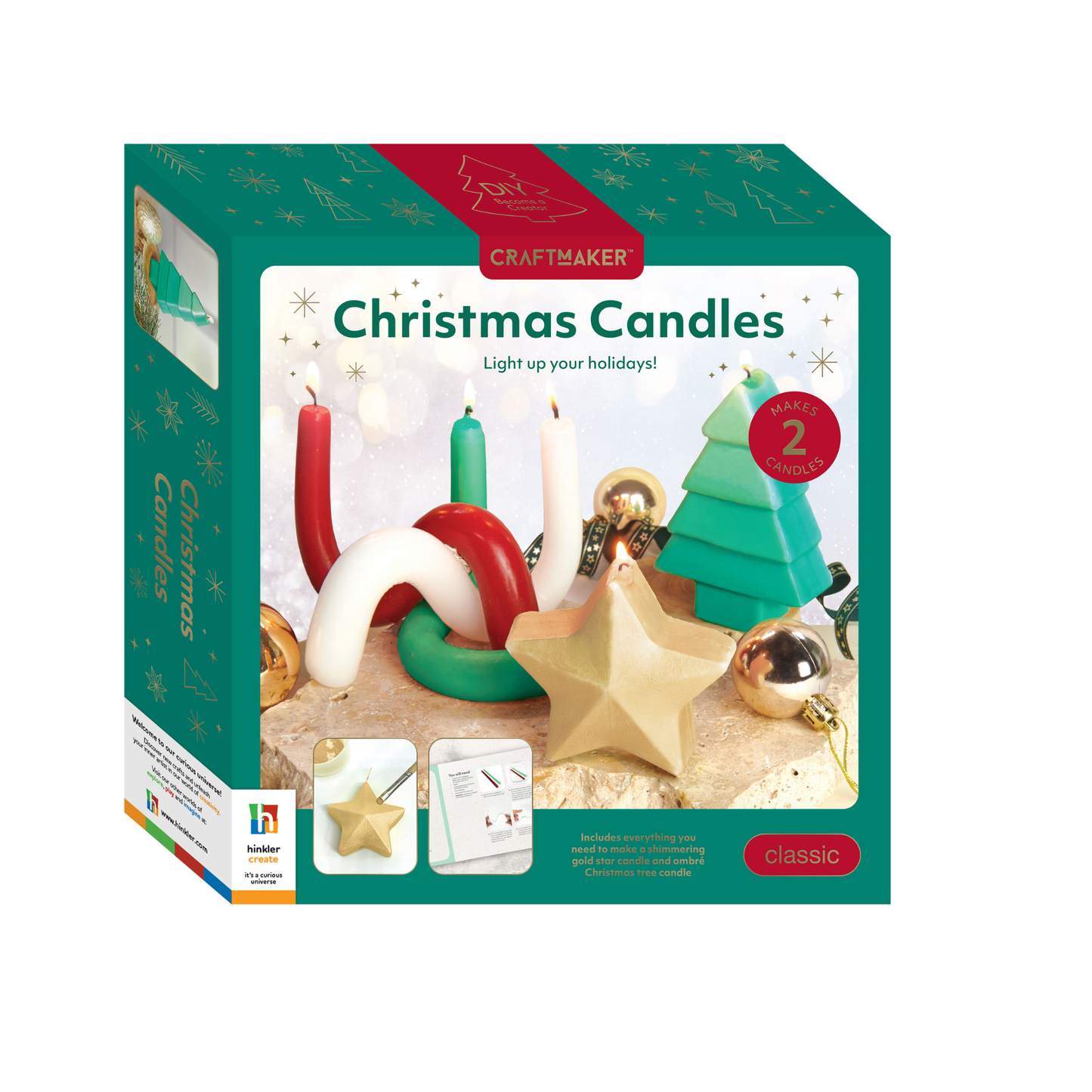 Make Christmas Candles Craft Kit