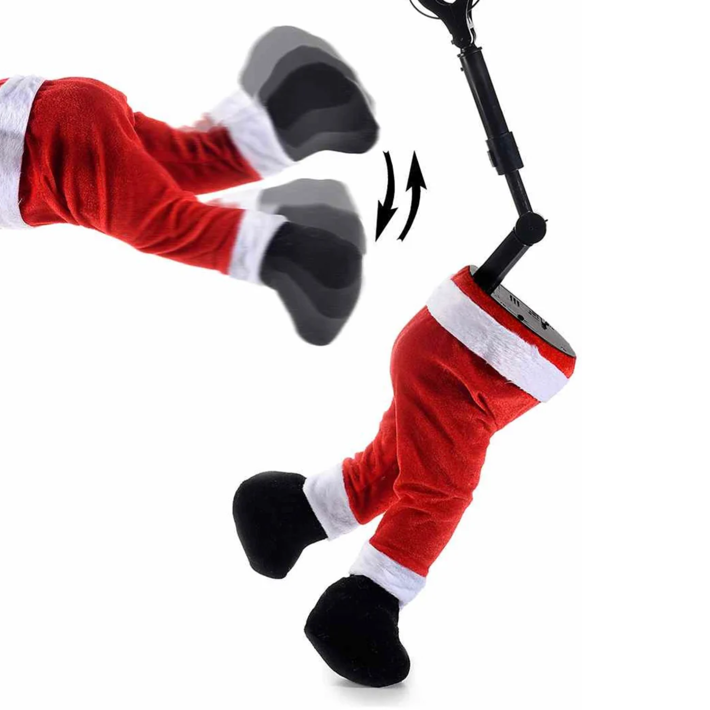 Santa Kicking Legs Tree Decoration