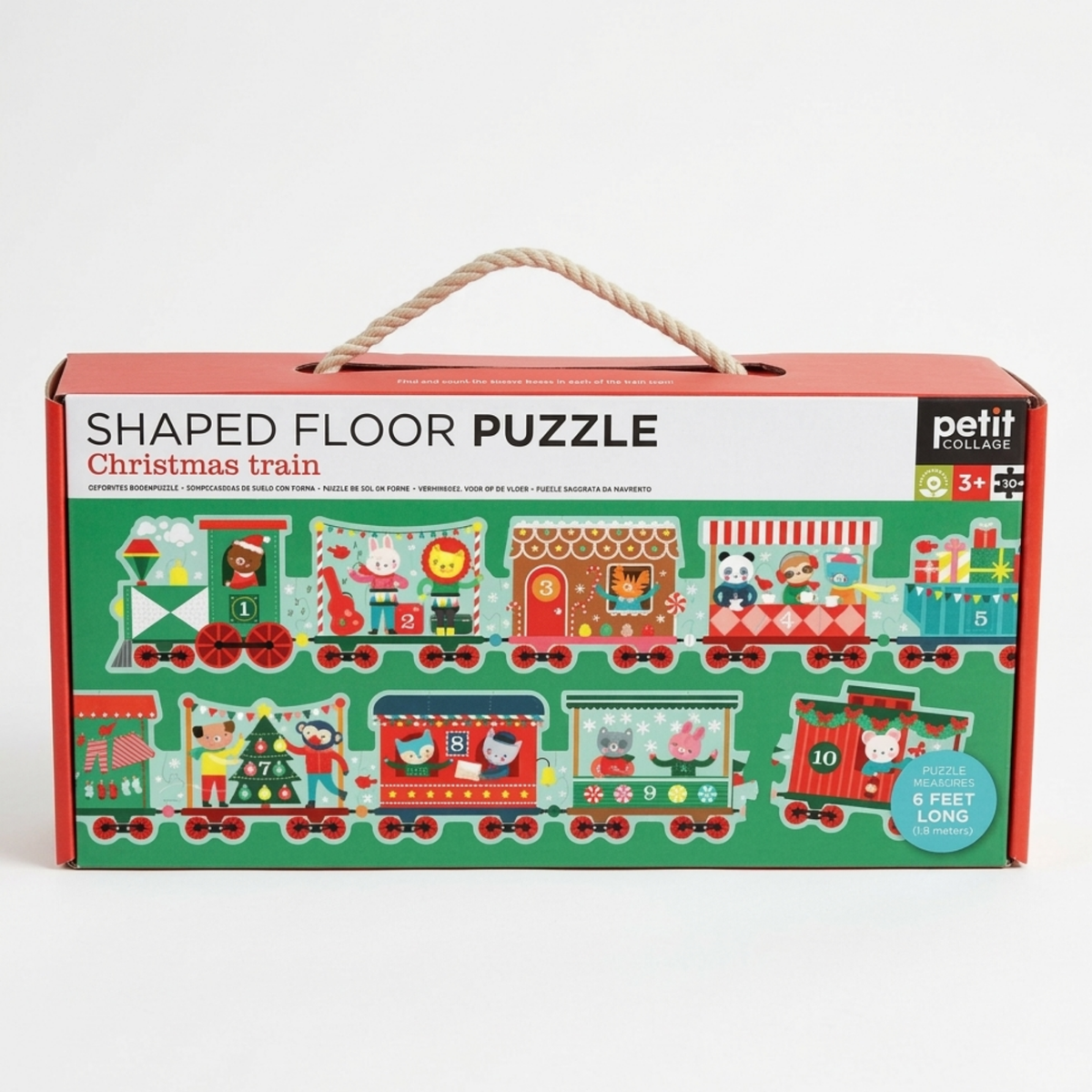 Christmas Train Floor Jigsaw Puzzle
