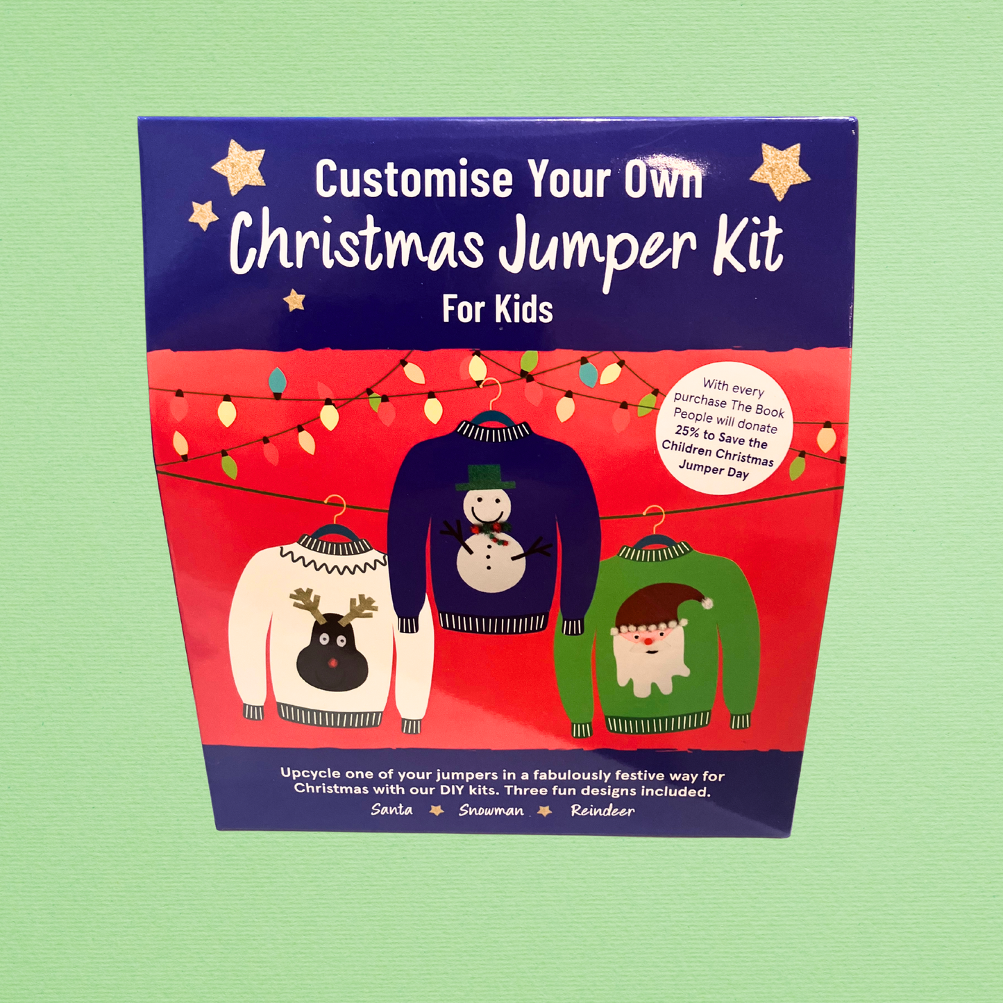 Customise your own Christmas Jumper Kits for Kids