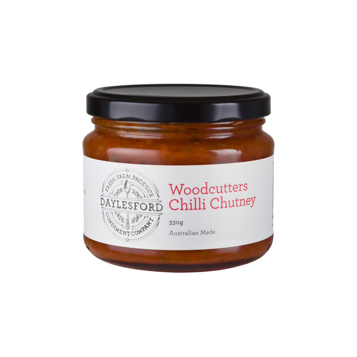 Daylesford Cond. Co Woodcutters Chilli Chutney 330g