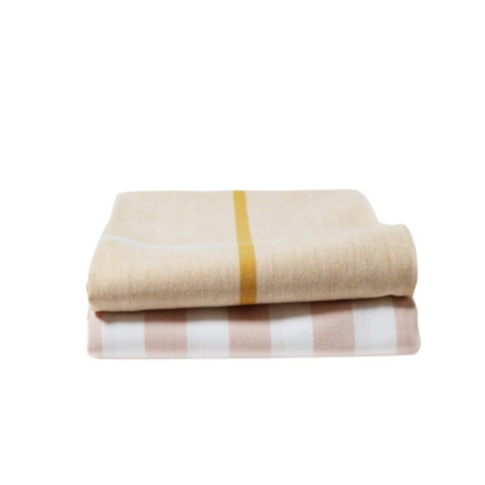 Robert Gordan Cotton Tea towels, Pack of Two, Yellow