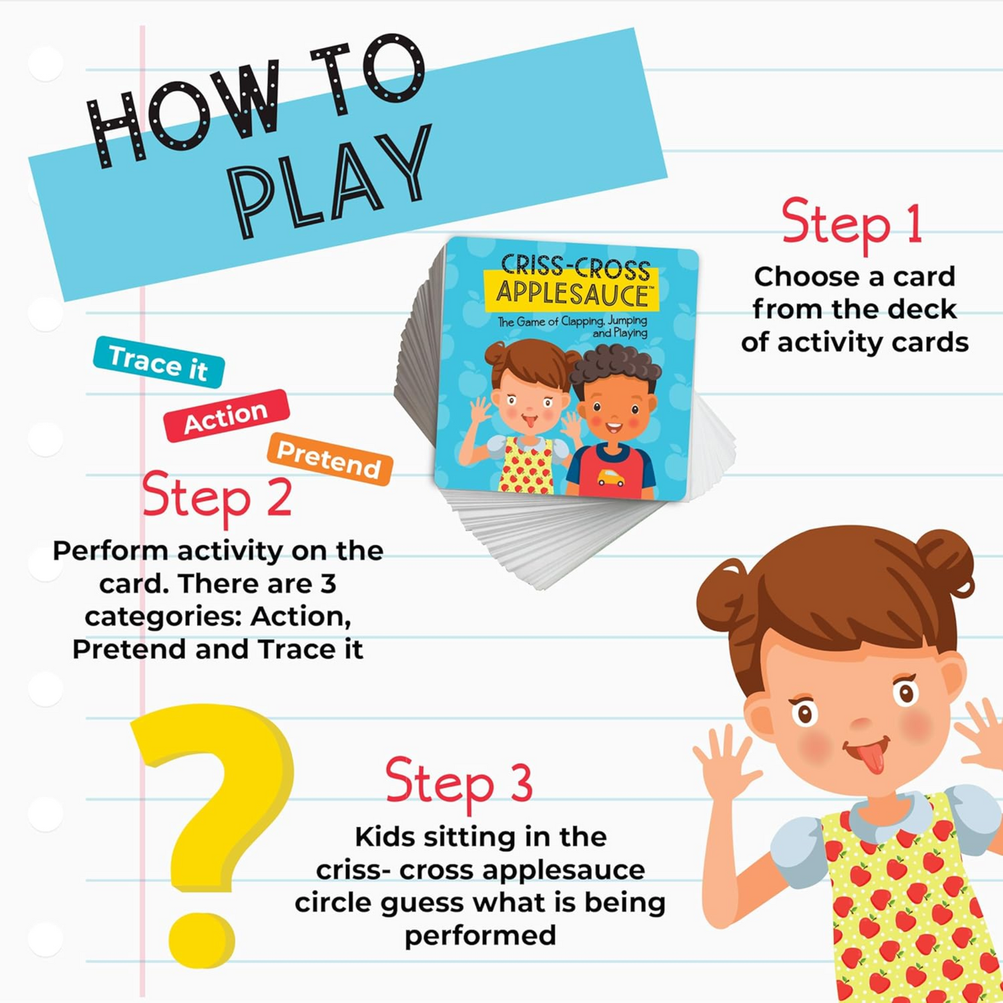 Criss-Cross Applesauce Briarpatch Play and Learn Game