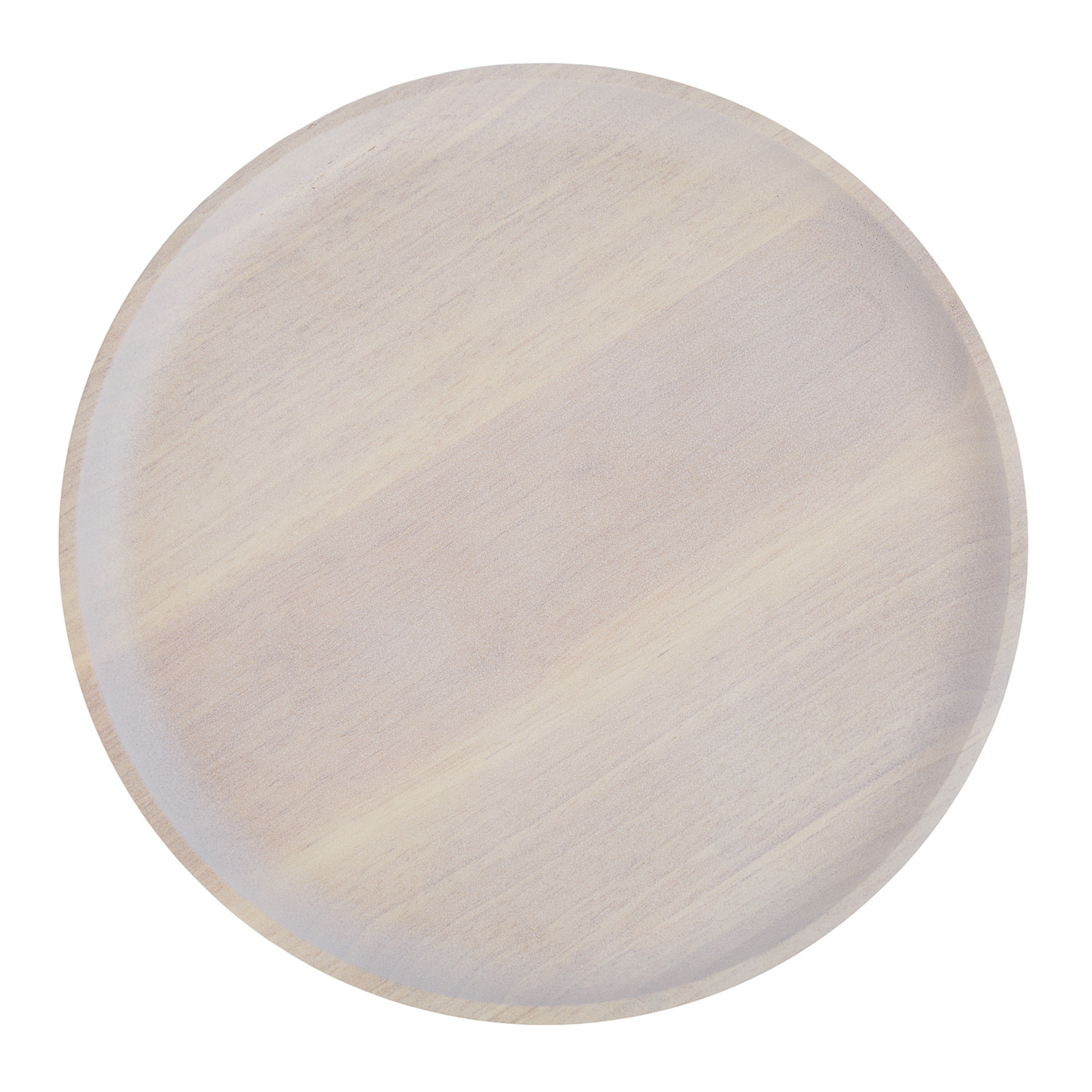 Davis & Waddell White Wash Round Platter