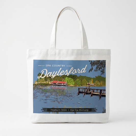 Australian Souvenir - Lake Daylesford Shopping Tote Bag
