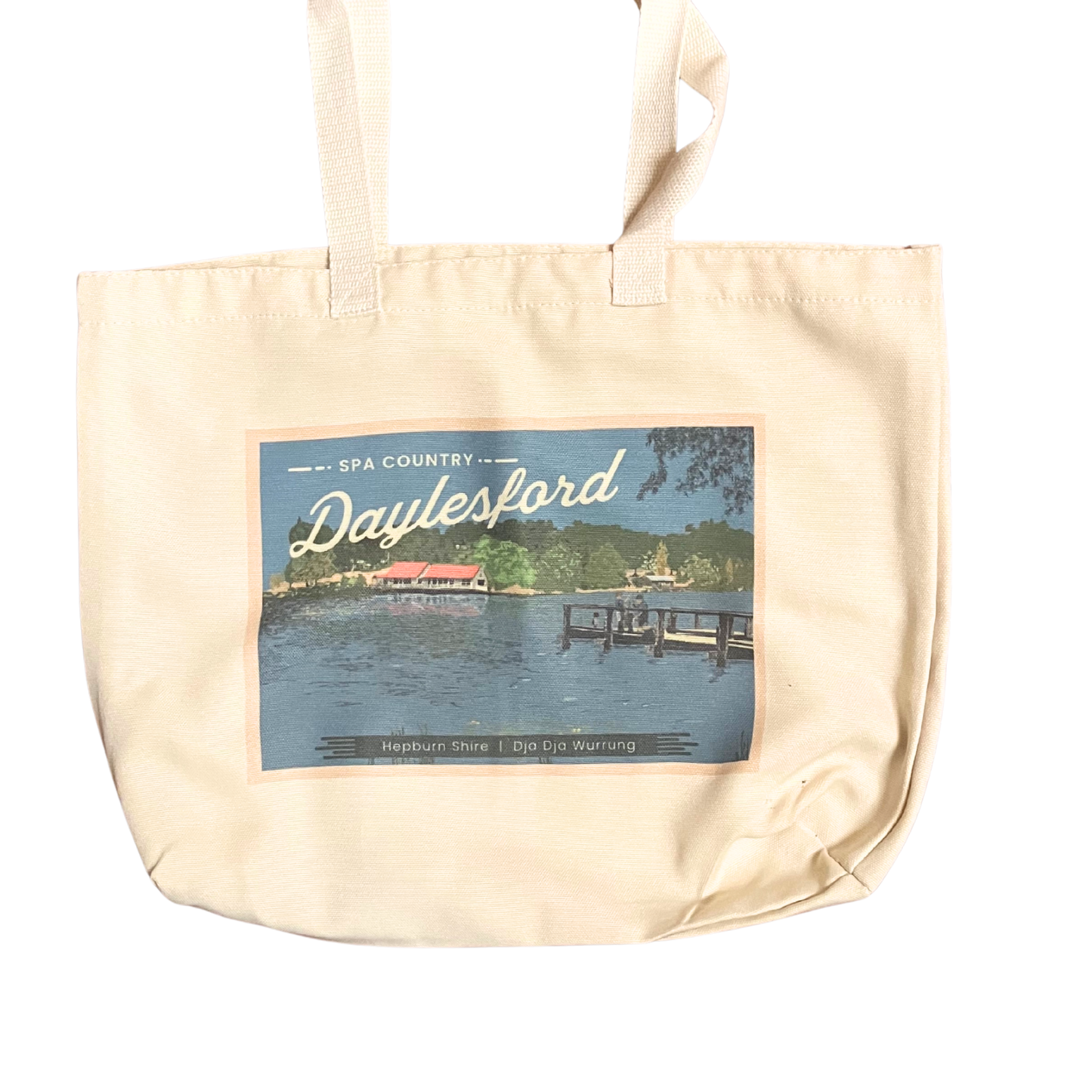 Australian Souvenir - Lake Daylesford Shopping Tote Bag
