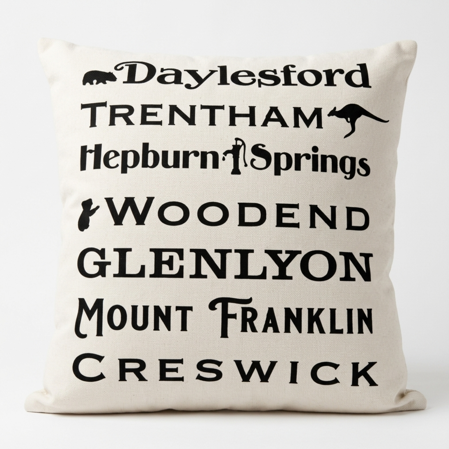 'Suburbs in Daylesford' Cushion