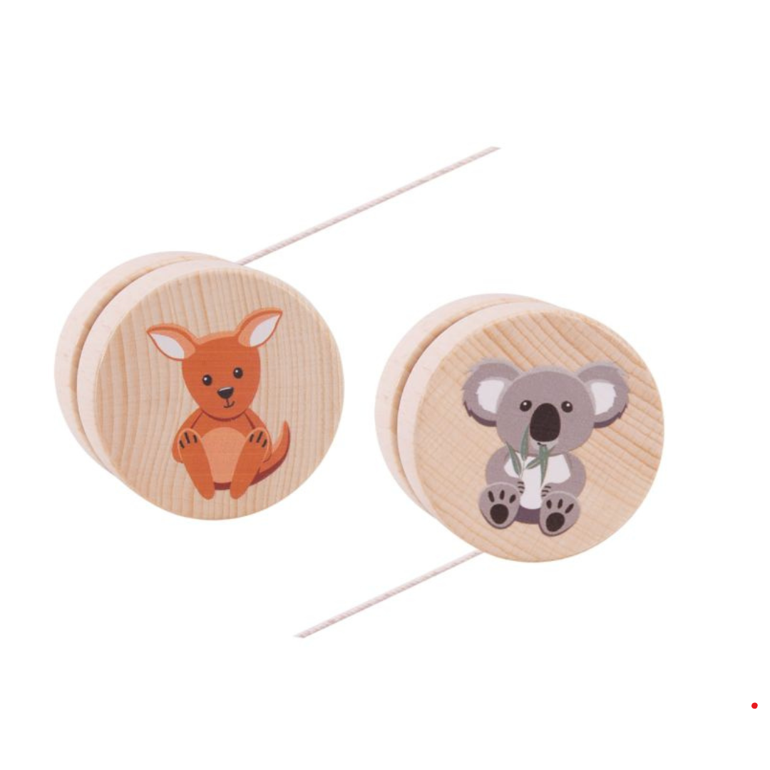 Toys | Aussie Animals Wooden Yo-Yo Toy