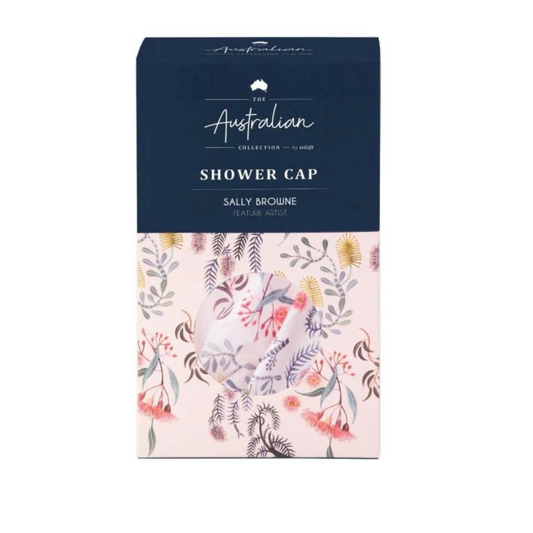 Botanical Re-Usable Waterproof Shower Cap One Size 9.5x16cm