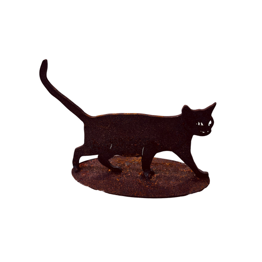 Cat Metal Sculpture - Australian made (Small)