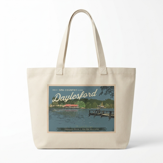 Australian Souvenir - Lake Daylesford Shopping Tote Bag
