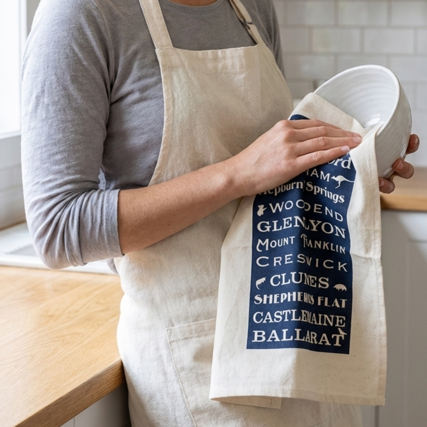 Gifts | Daylesford & Surrounds Tea Towel