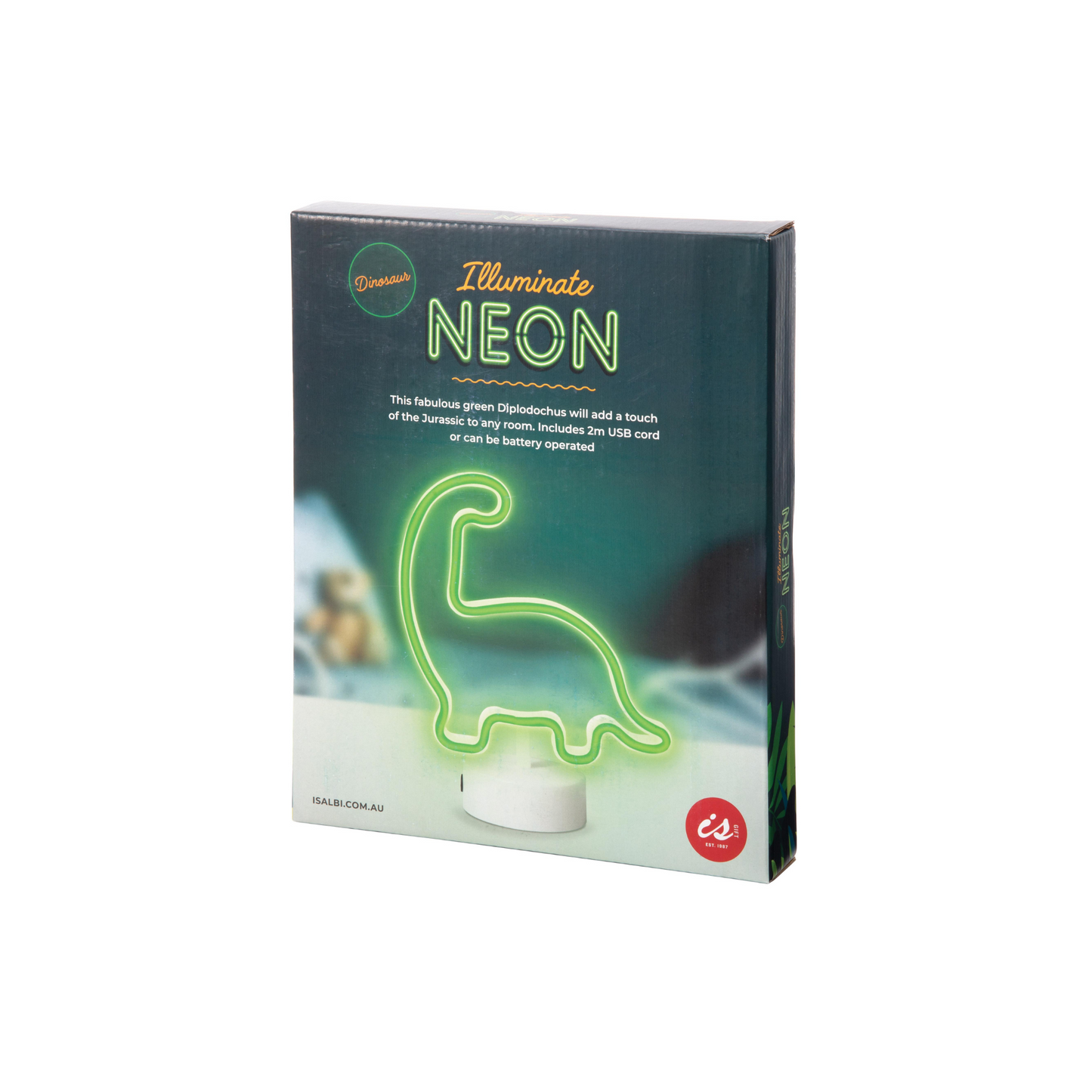 Dinosaur Green Neon LED Light