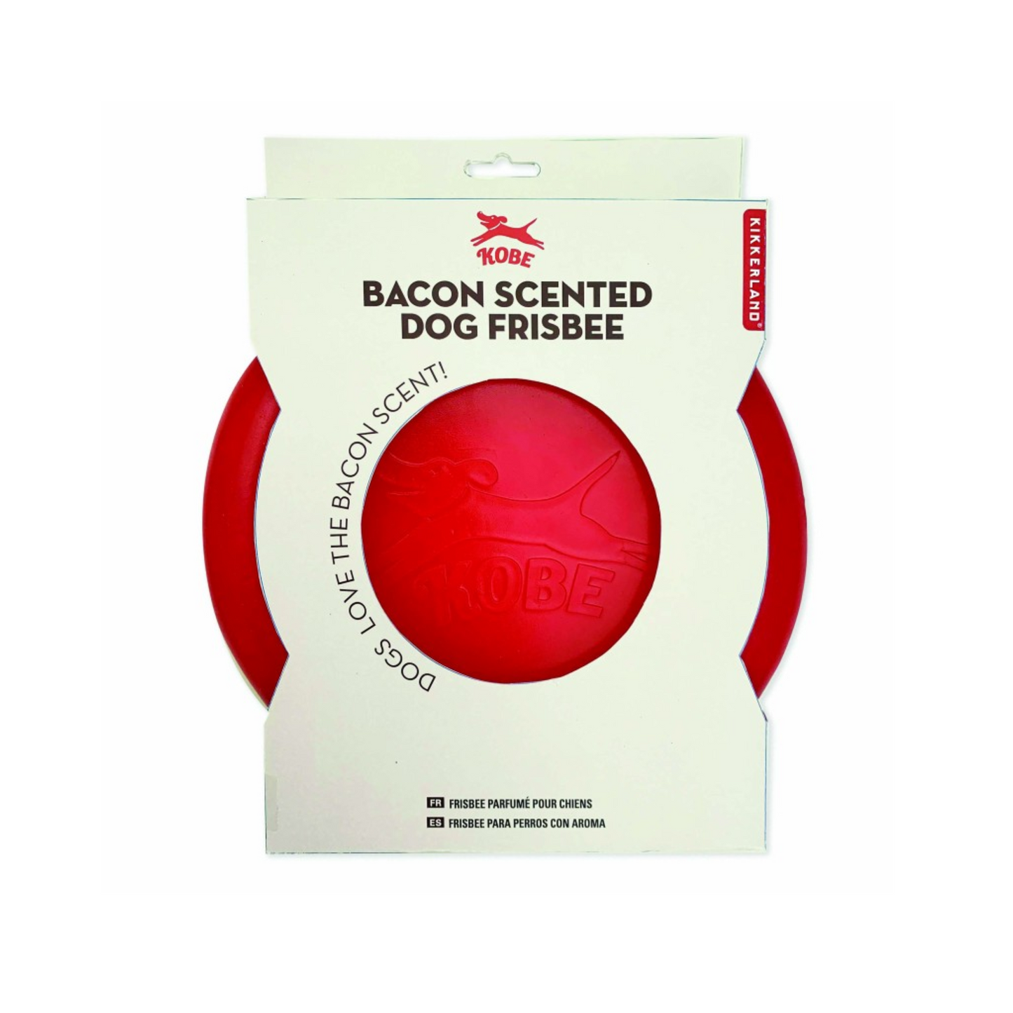 Dog toy: Bacon Scented Frisbee